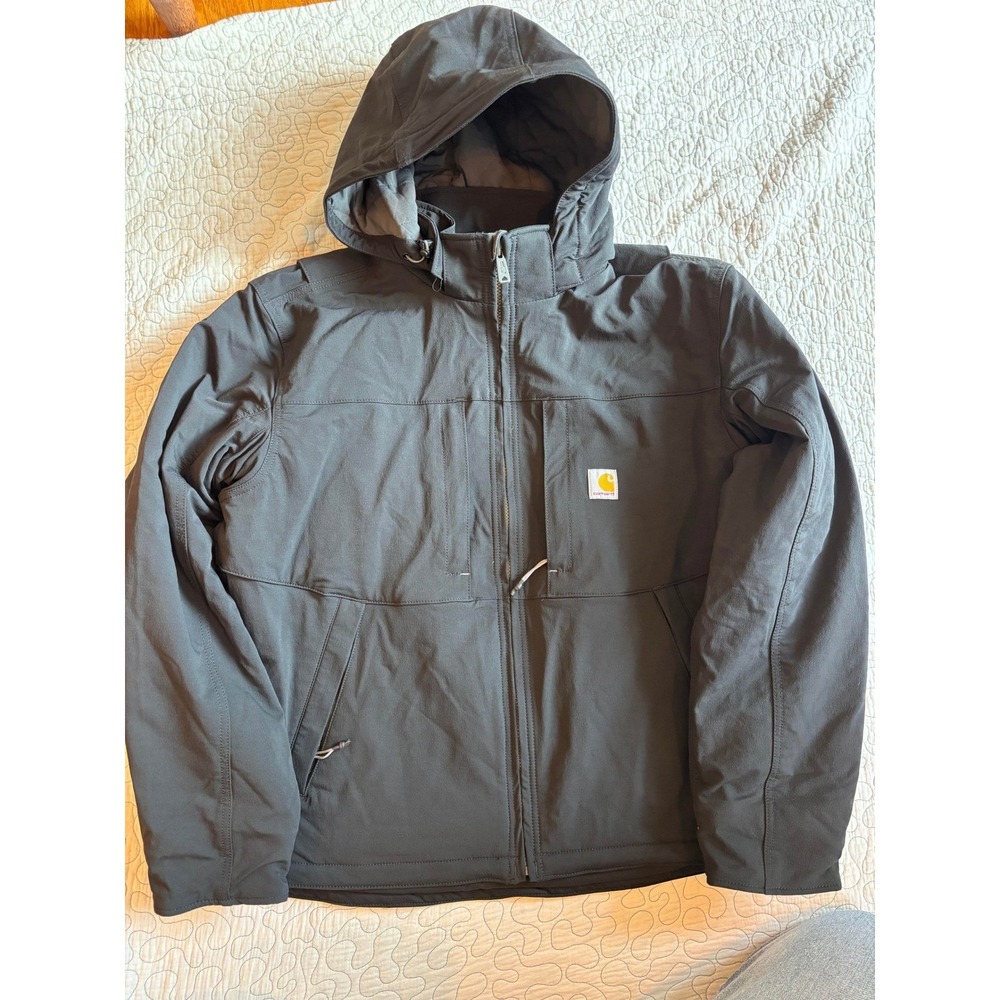 Carhartt Super Dux Full Swing Insulated Hooded Jacket Mens Large OJ6006 NWOT